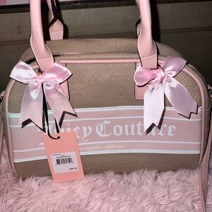 Juicy Couture Pink and Tan Women's Bag